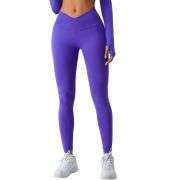 Women’s Solid Color Crossover Leggings