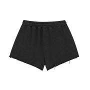 Women’s Vintage Washed Raw Edge Shorts