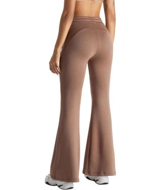Custom Leggings Manufacturer for Drawstring-Waist Flare Workout Pants