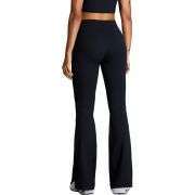 Drawstring Split-Hem Flare Leggings