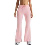 Drawstring-Waist Flare Workout Pants