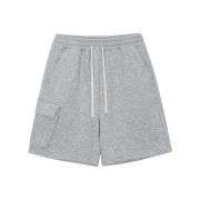Solid Color Baggy Cargo Shorts