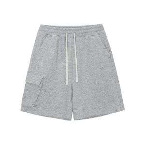 Solid Color Baggy Cargo Shorts