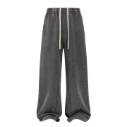 Vintage Wash Cotton Patchwork Sweatpants
