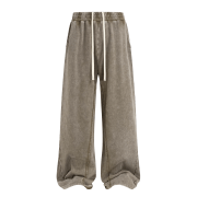 Vintage Wash Cotton Patchwork Sweatpants
