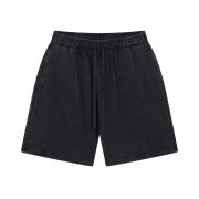 Stone Wash Thick Cotton Shorts