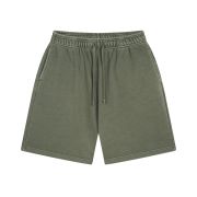 Stone Wash Thick Cotton Shorts
