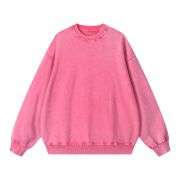 Crew Neck Faded Relaxed Sweatshirt