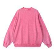 Crew Neck Faded Relaxed Sweatshirt