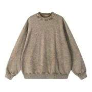 Crew Neck Faded Relaxed Sweatshirt