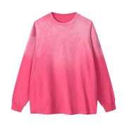 Crew Neck Stone Wash Long Sleeves Tee