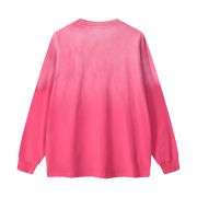 Crew Neck Stone Wash Long Sleeves Tee