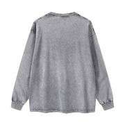 Crew Neck Acid Wash Sweatshirt