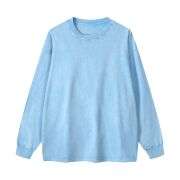 Crew Neck Acid Wash Sweatshirt