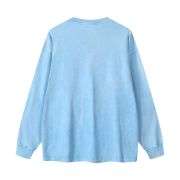 Crew Neck Acid Wash Sweatshirt