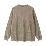 Crew Neck Acid Wash Sweatshirt
