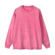Crew Neck Acid Wash Sweatshirt