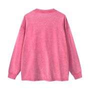 Crew Neck Acid Wash Sweatshirt
