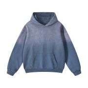 Stone Wash Kangaroo Pocket Hoodie