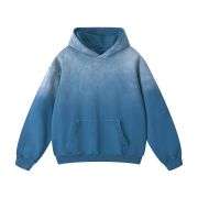 Stone Wash Kangaroo Pocket Hoodie