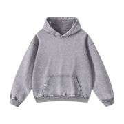 Washed Faded Kangaroo Pocket Hoodie