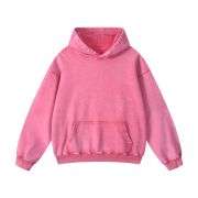 Washed Faded Kangaroo Pocket Hoodie