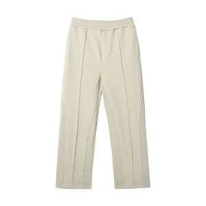 Solid Color Front Seam Baggy Jogger