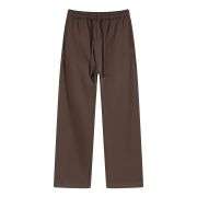 Solid Color Open Bottom Sweatpants