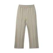 Solid Color Front Seam Baggy Jogger