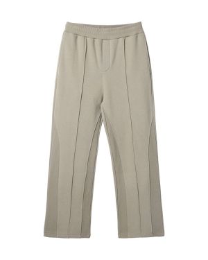 Custom Sweatpants Manufacturer for Solid Color Front Seam Baggy Jogger