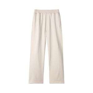 Solid Color Thick Baggy Trousers