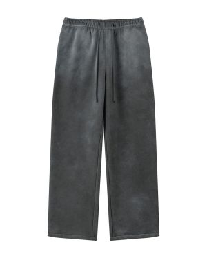 Custom Sweatpants Manufacturer for Men’s Acid Wash Faded Joggers