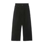 Solid Color Straight Leg Jeans