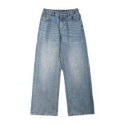 Whiskers Straight Leg Jeans