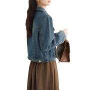 Women’s Washed Denim Trucker Jacket