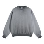 Acid Washed Distressed Sweatshirt