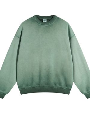 Acid Washed Distressed Sweatshirt for Private Label Streetwear Collections