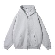 French Terry Double Slider Zip Hoodie