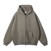 French Terry Double Slider Zip Hoodie