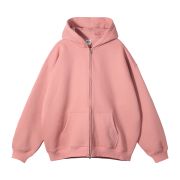 French Terry Double Slider Zip Hoodie