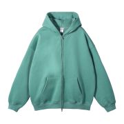 French Terry Double Slider Zip Hoodie