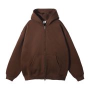 French Terry Double Slider Zip Hoodie