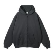 French Terry Double Slider Zip Hoodie