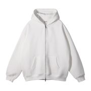 French Terry Double Slider Zip Hoodie