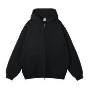 French Terry Double Slider Zip Hoodie