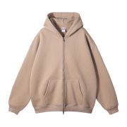 French Terry Double Slider Zip Hoodie