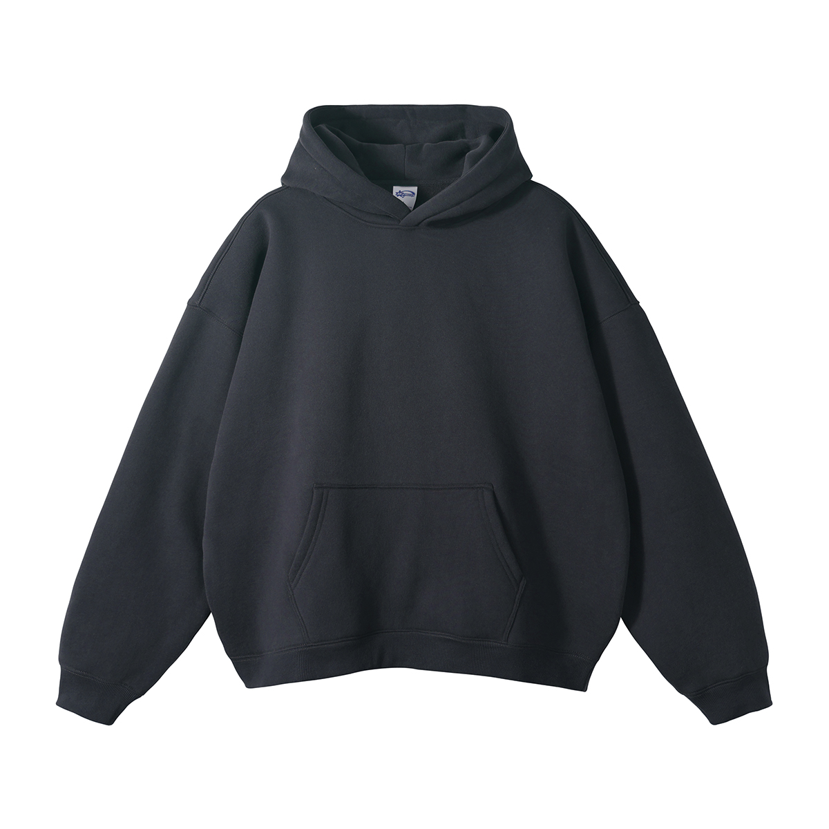 Oversized Plush Lining Plain Hoodie