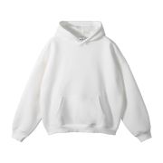 Oversized Plush Lining Plain Hoodie