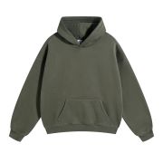 Oversized Plush Lining Plain Hoodie