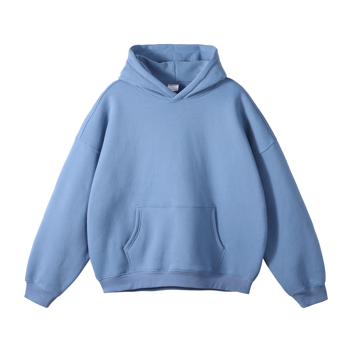 Oversized Plush Lining Plain Hoodie